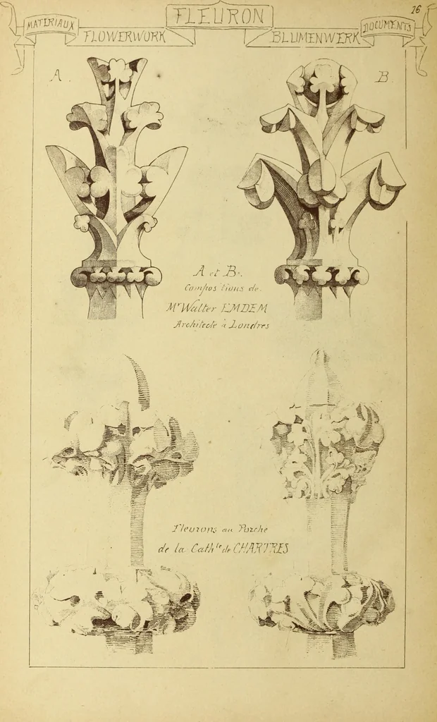 An illustration from Materials and documents of architecture and sculpture : classified alphabetically, 1915, leaf 455