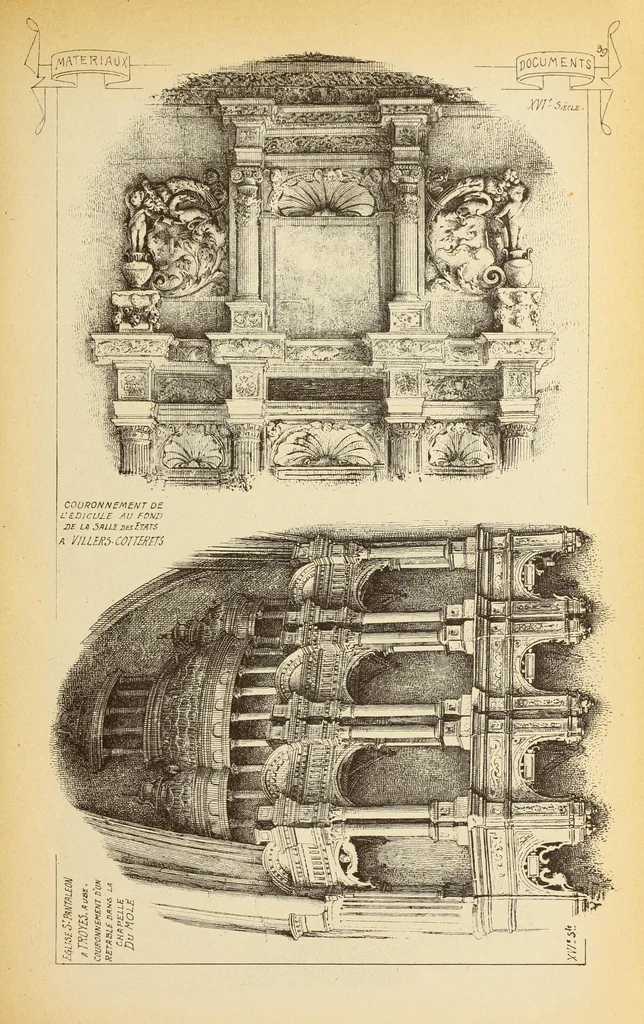 An illustration from Materials and documents of architecture and sculpture : classified alphabetically, 1915, leaf 46