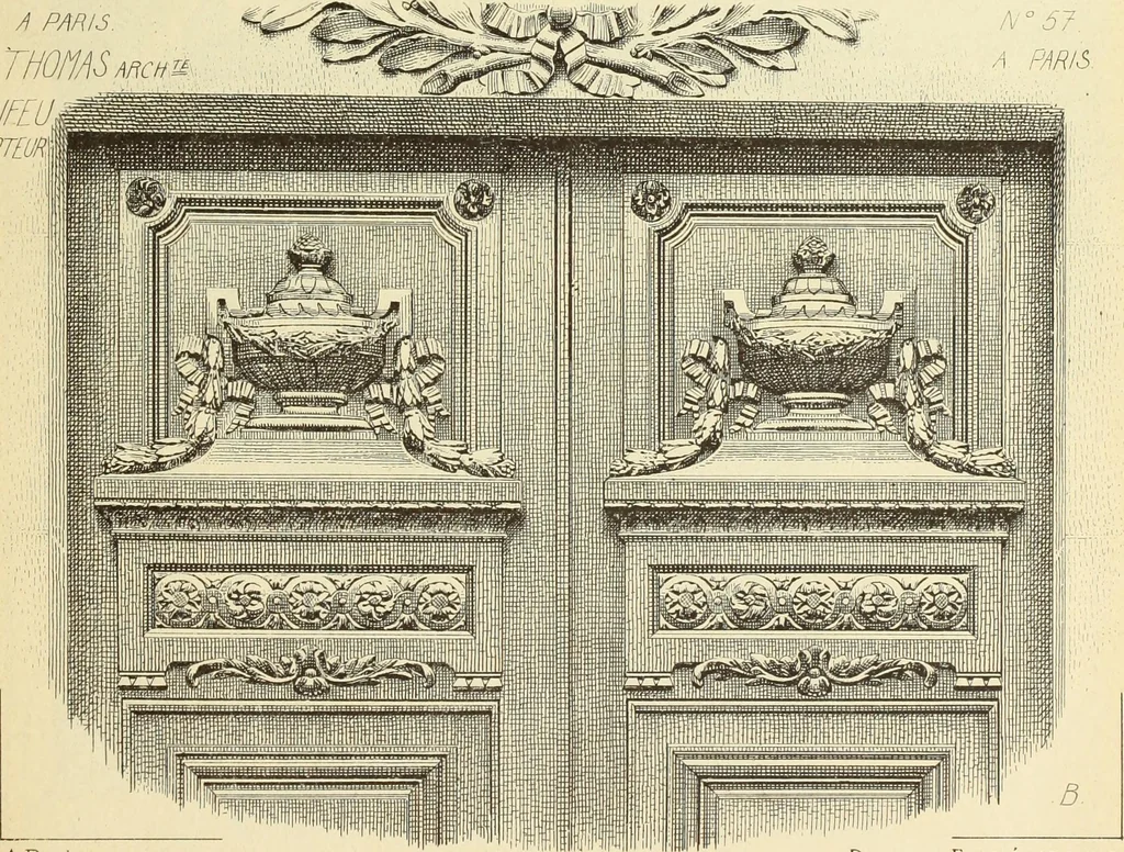 An illustration from Materials and documents of architecture and sculpture : classified alphabetically, 1915, leaf 56