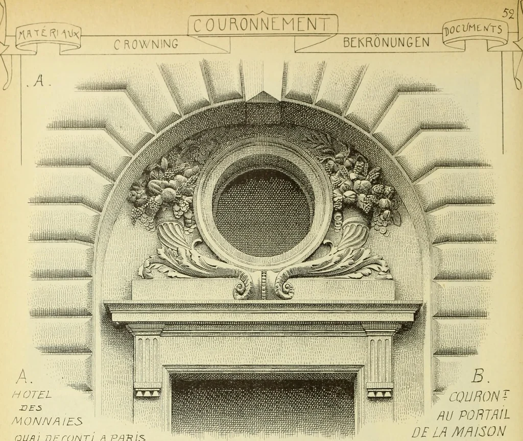 An illustration from Materials and documents of architecture and sculpture : classified alphabetically, 1915, leaf 59