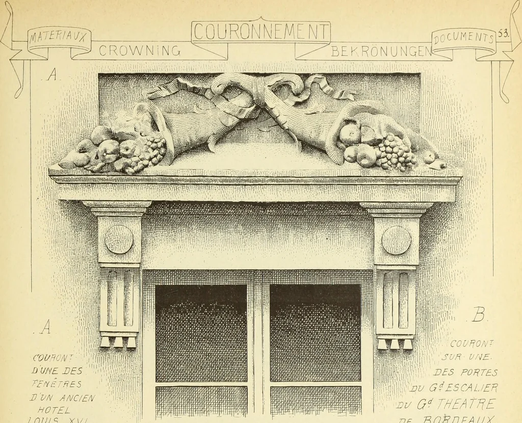 An illustration from Materials and documents of architecture and sculpture : classified alphabetically, 1915, leaf 60