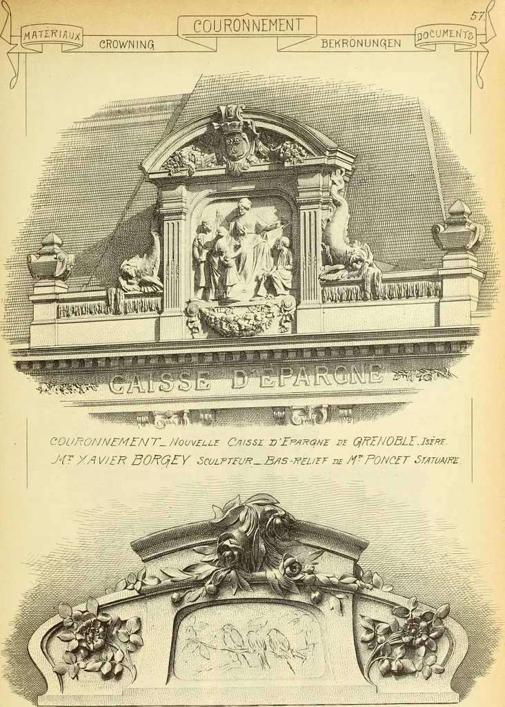 An illustration from Materials and documents of architecture and sculpture : classified alphabetically, 1915, leaf 64