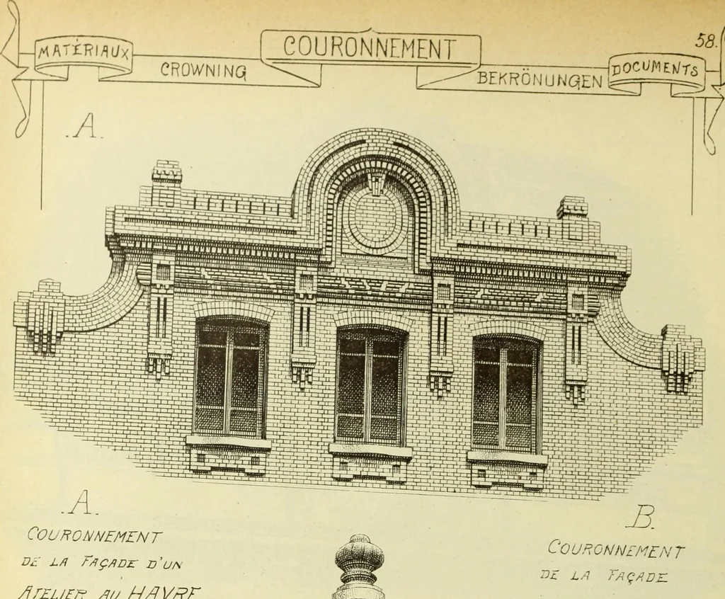 An illustration from Materials and documents of architecture and sculpture : classified alphabetically, 1915, leaf 65