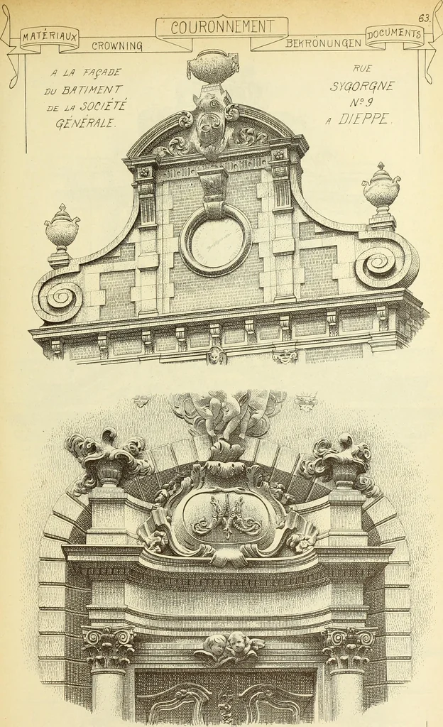 An illustration from Materials and documents of architecture and sculpture : classified alphabetically, 1915, leaf 70