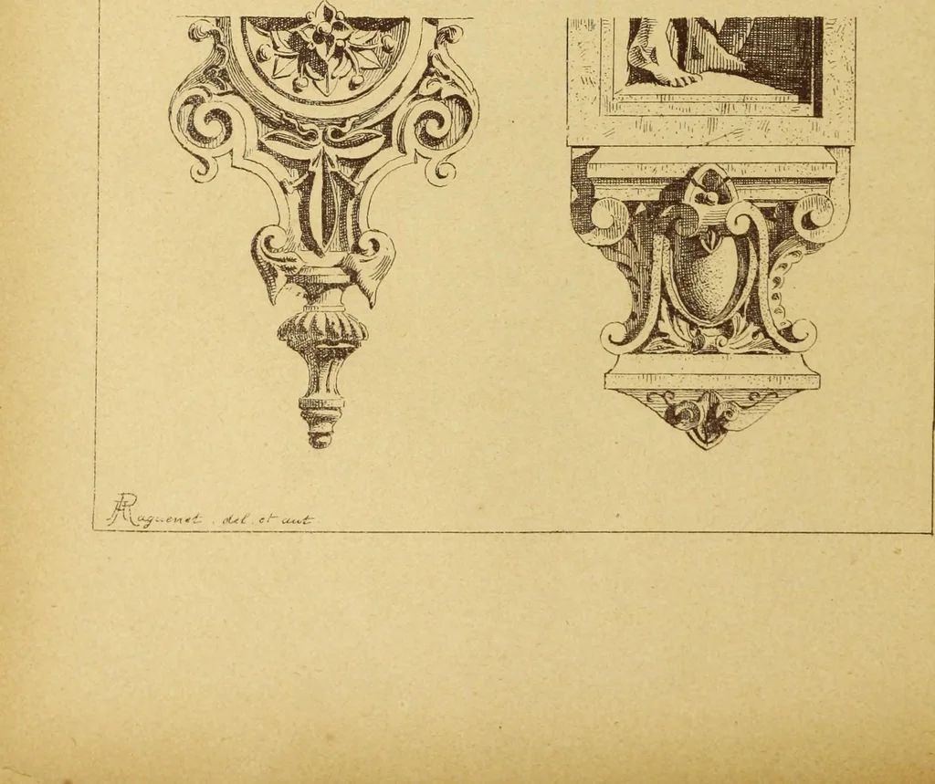 An illustration from Materials and documents of architecture and sculpture : classified alphabetically, 1915, leaf 79
