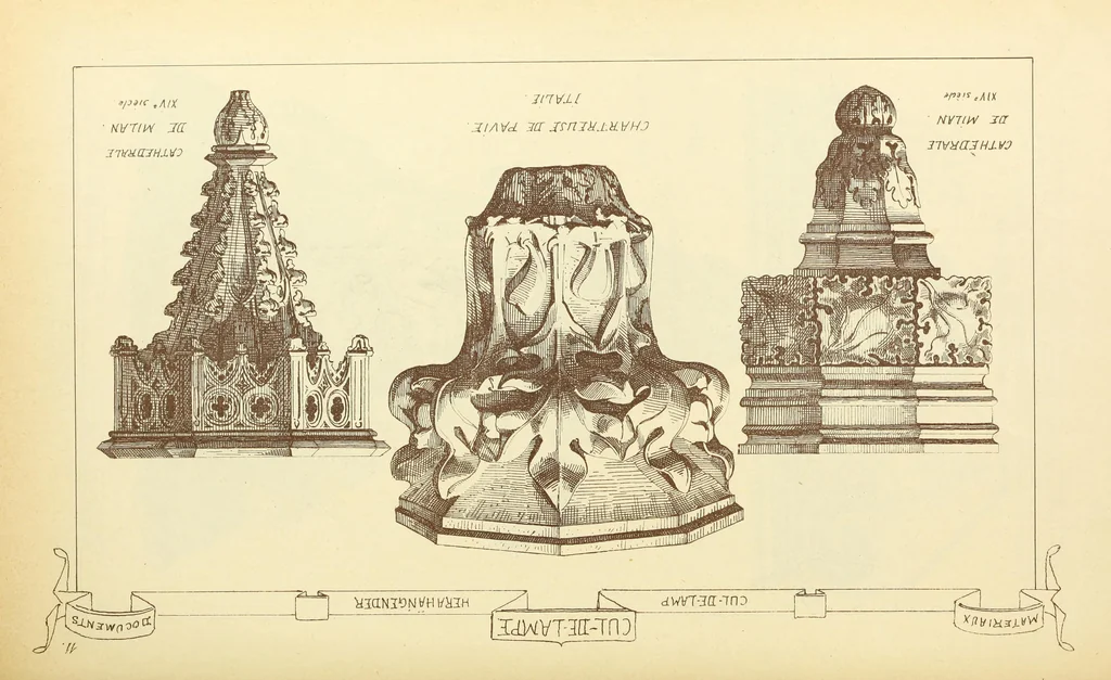 An illustration from Materials and documents of architecture and sculpture : classified alphabetically, 1915, leaf 82