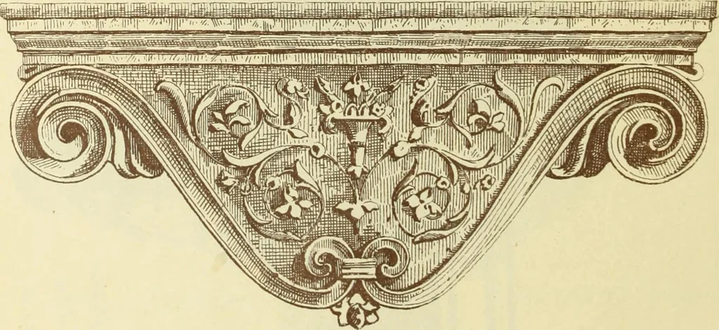 An illustration from Materials and documents of architecture and sculpture : classified alphabetically, 1915, leaf 83