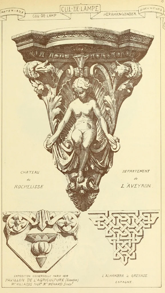 An illustration from Materials and documents of architecture and sculpture : classified alphabetically, 1915, leaf 84