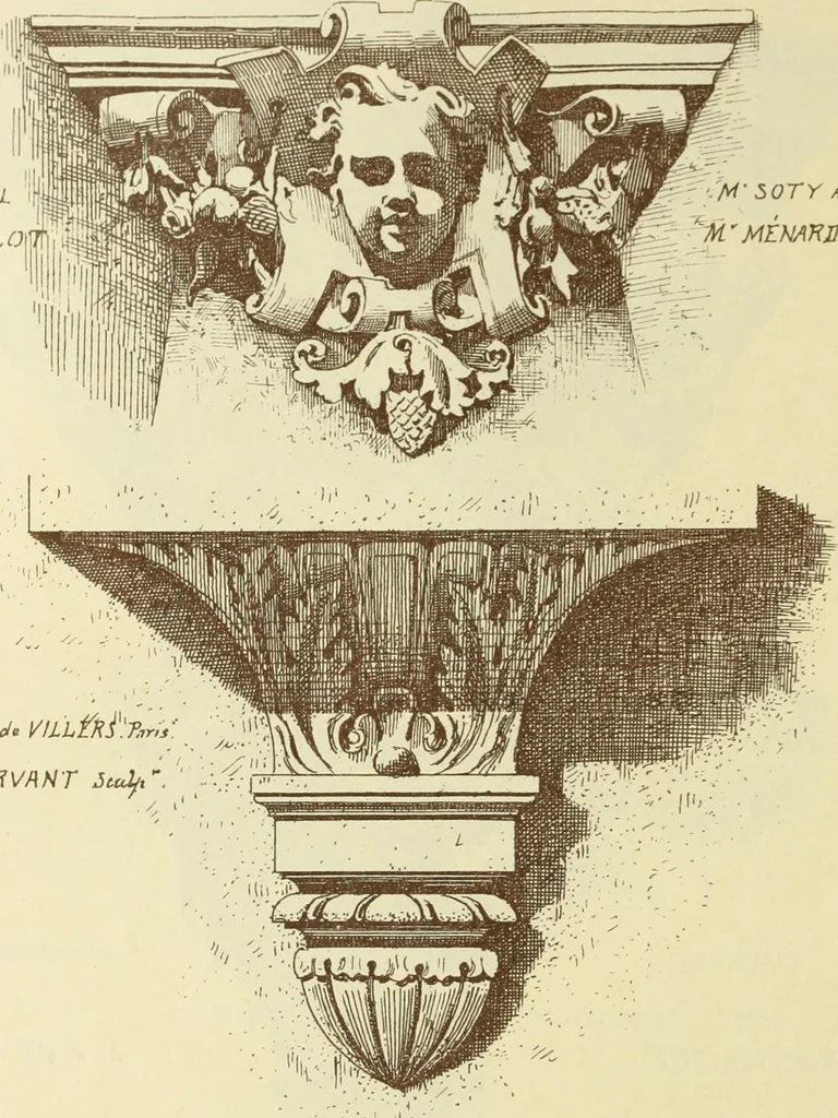 An illustration from Materials and documents of architecture and sculpture : classified alphabetically, 1915, leaf 85