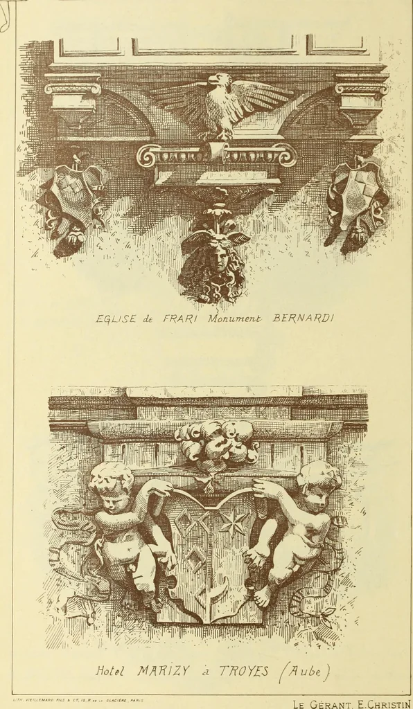 An illustration from Materials and documents of architecture and sculpture : classified alphabetically, 1915, leaf 87