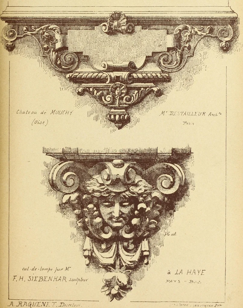 An illustration from Materials and documents of architecture and sculpture : classified alphabetically, 1915, leaf 88