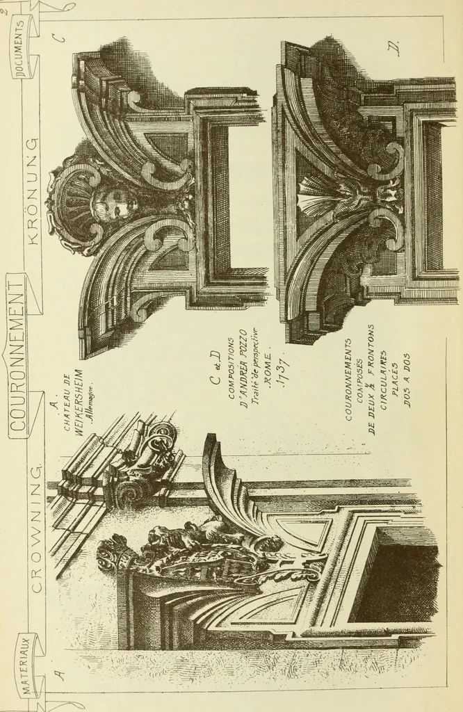 An illustration from Materials and documents of architecture and sculpture : classified alphabetically, 1915, leaf 9