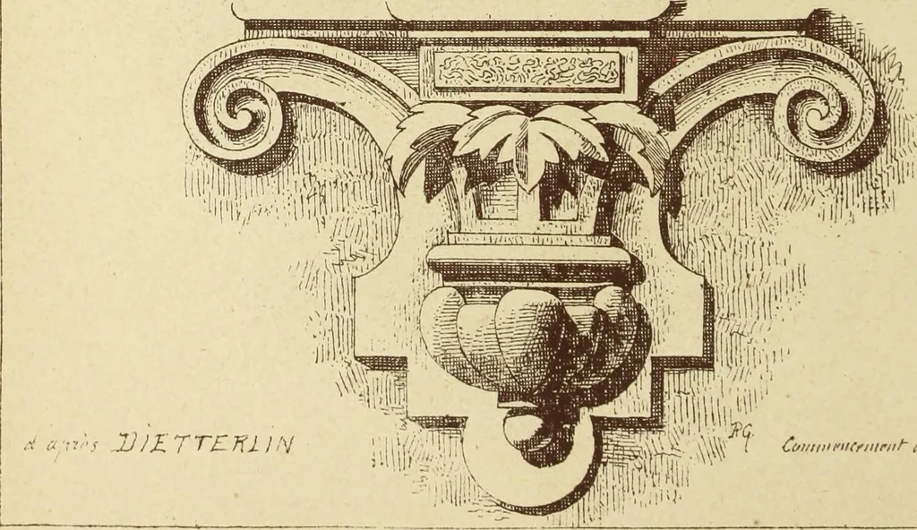 An illustration from Materials and documents of architecture and sculpture : classified alphabetically, 1915, leaf 95