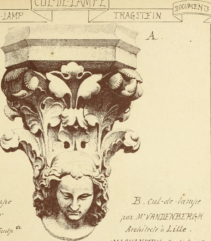 An illustration from Materials and documents of architecture and sculpture : classified alphabetically, 1915, leaf 96