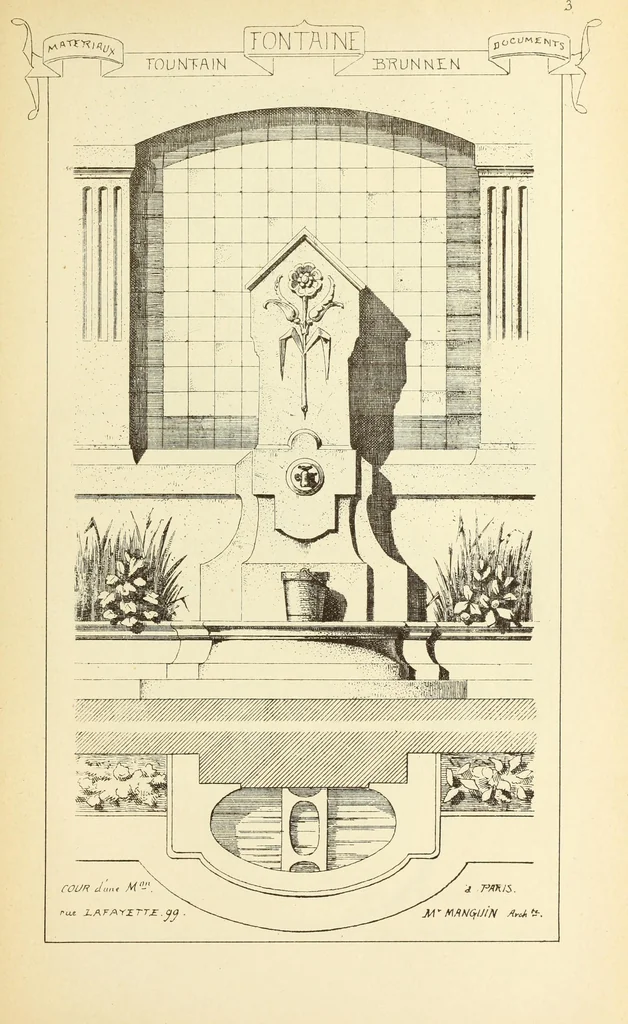 An illustration from Materials and documents of architecture and sculpture : classified alphabetically, 1915, leaf 10