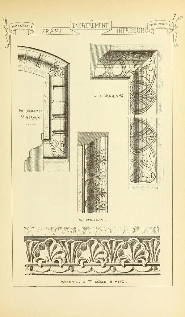 An illustration from Materials and documents of architecture and sculpture : classified alphabetically, 1915, leaf 102