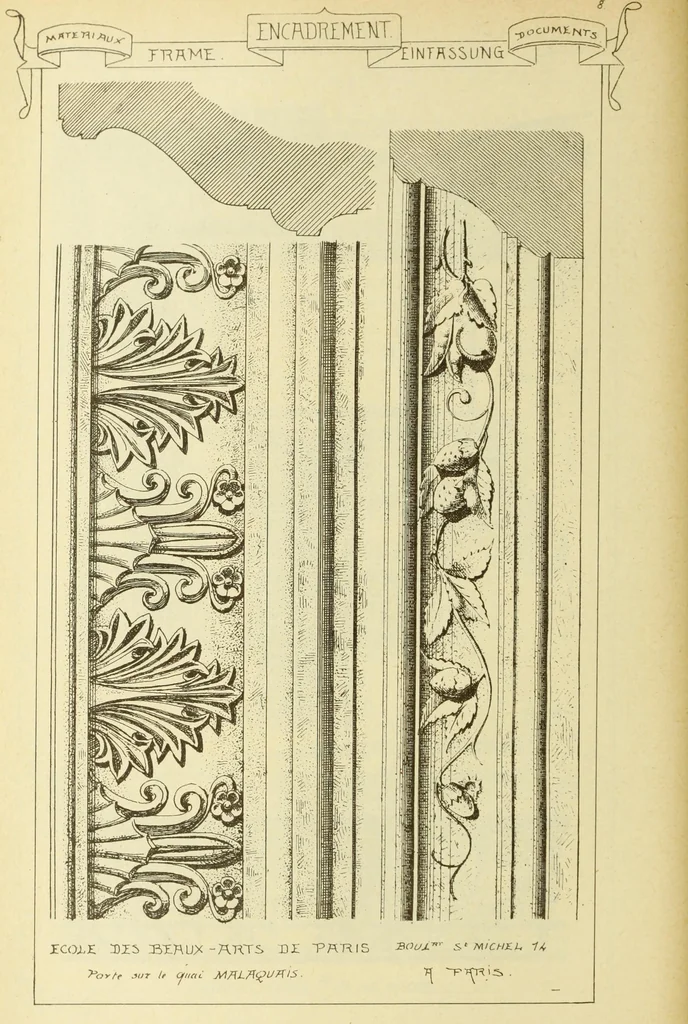 An illustration from Materials and documents of architecture and sculpture : classified alphabetically, 1915, leaf 103