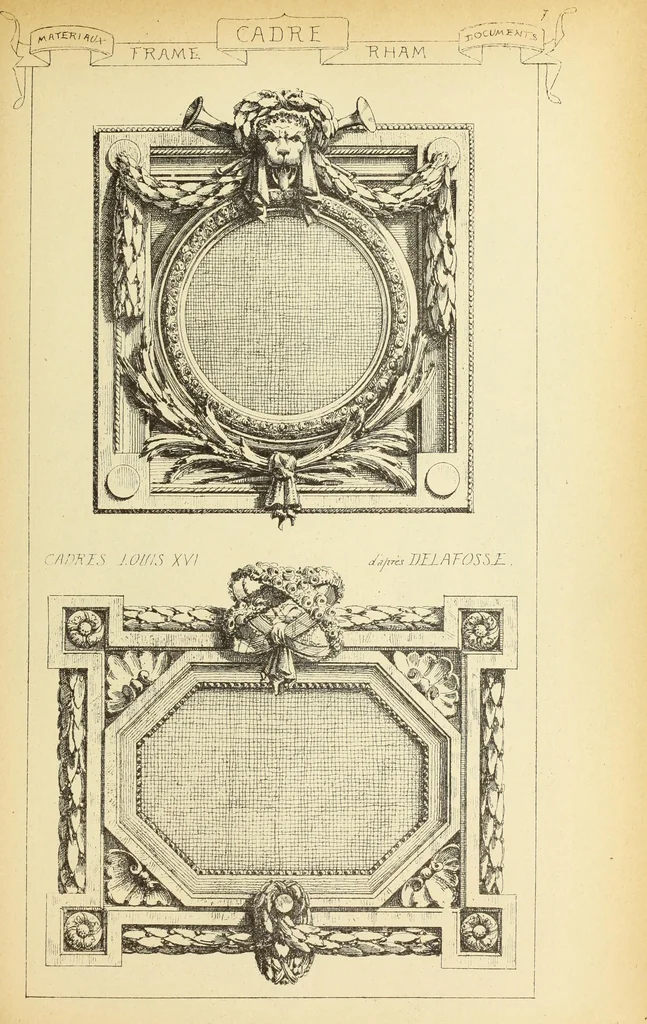An illustration from Materials and documents of architecture and sculpture : classified alphabetically, 1915, leaf 110
