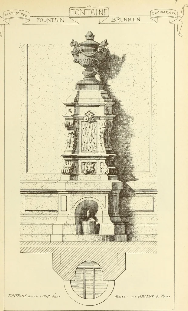 An illustration from Materials and documents of architecture and sculpture : classified alphabetically, 1915, leaf 14
