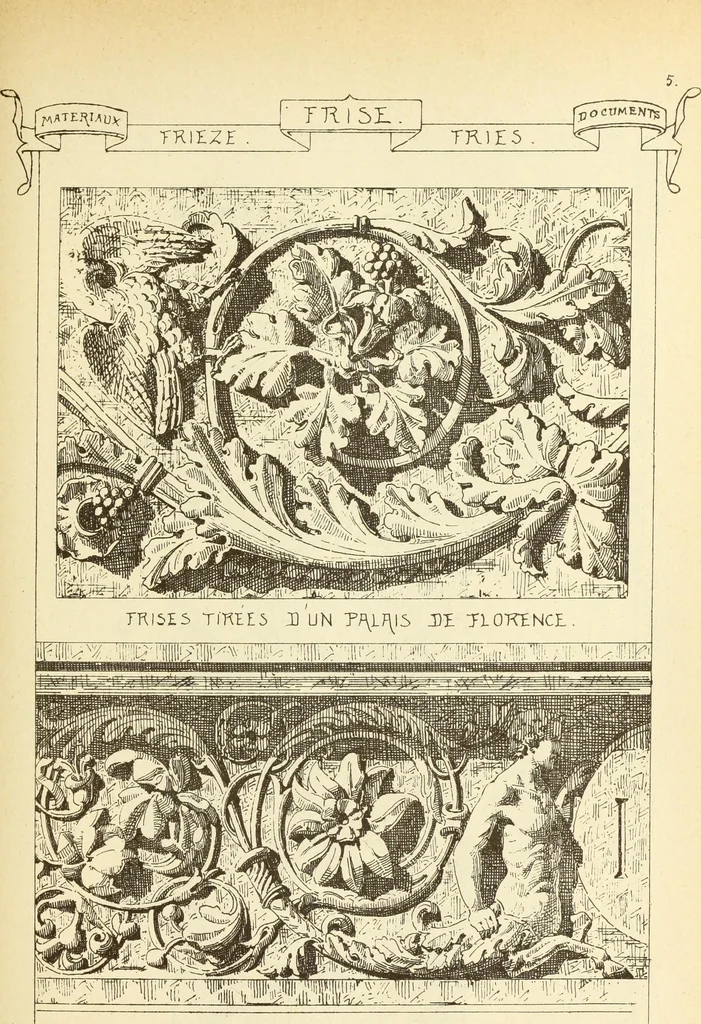 An illustration from Materials and documents of architecture and sculpture : classified alphabetically, 1915, leaf 148
