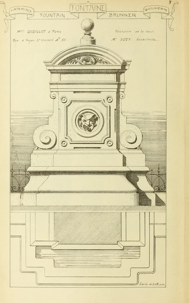 An illustration from Materials and documents of architecture and sculpture : classified alphabetically, 1915, leaf 15