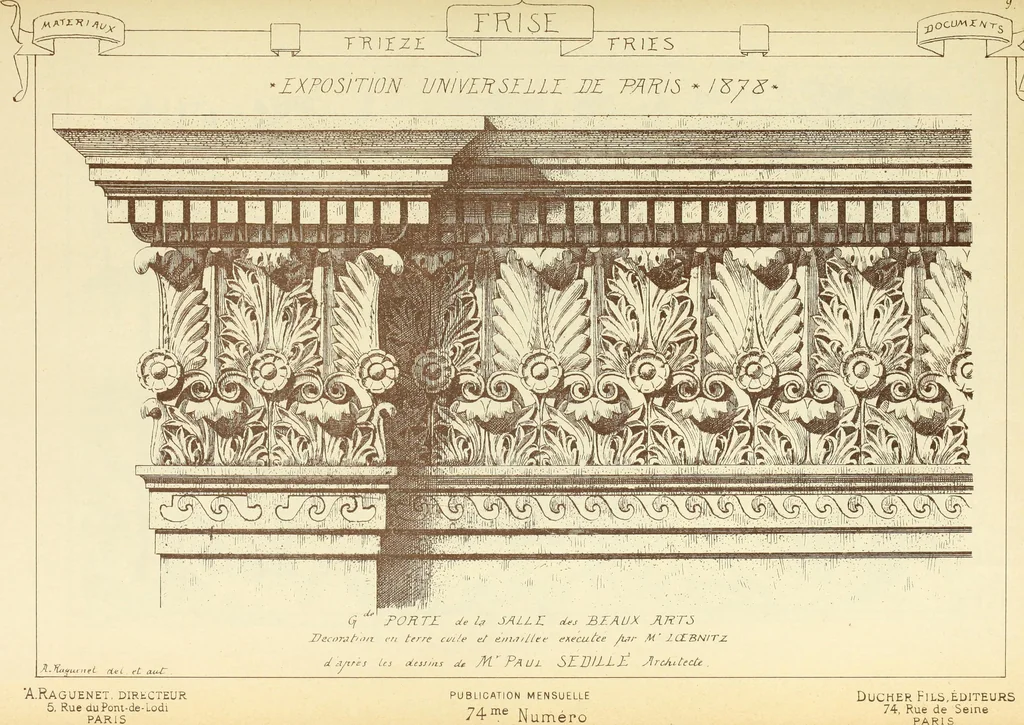 An illustration from Materials and documents of architecture and sculpture : classified alphabetically, 1915, leaf 152