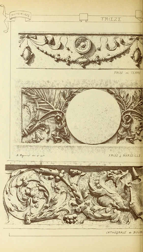 An illustration from Materials and documents of architecture and sculpture : classified alphabetically, 1915, leaf 155