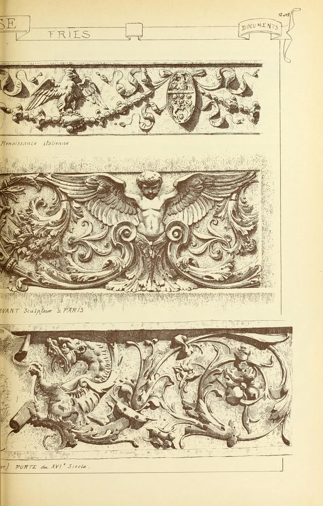 An illustration from Materials and documents of architecture and sculpture : classified alphabetically, 1915, leaf 156