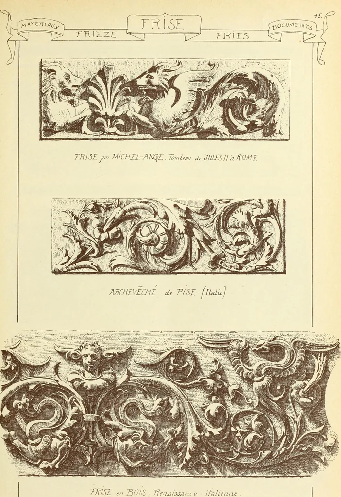 An illustration from Materials and documents of architecture and sculpture : classified alphabetically, 1915, leaf 158