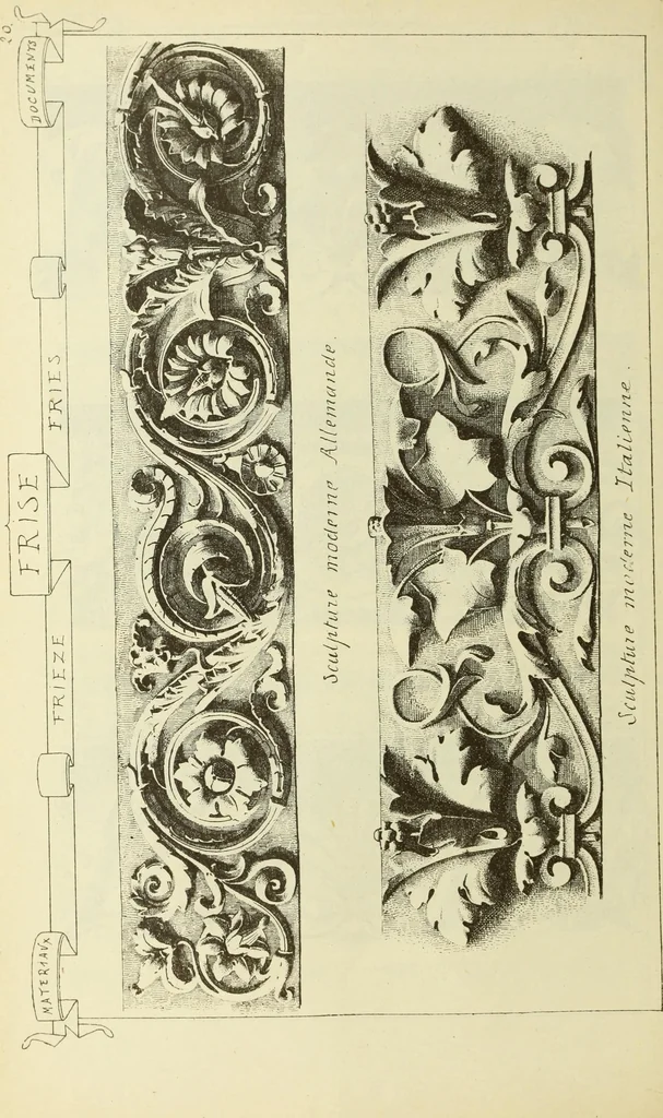 An illustration from Materials and documents of architecture and sculpture : classified alphabetically, 1915, leaf 163