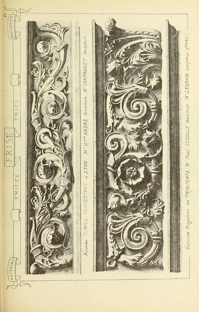 An illustration from Materials and documents of architecture and sculpture : classified alphabetically, 1915, leaf 164