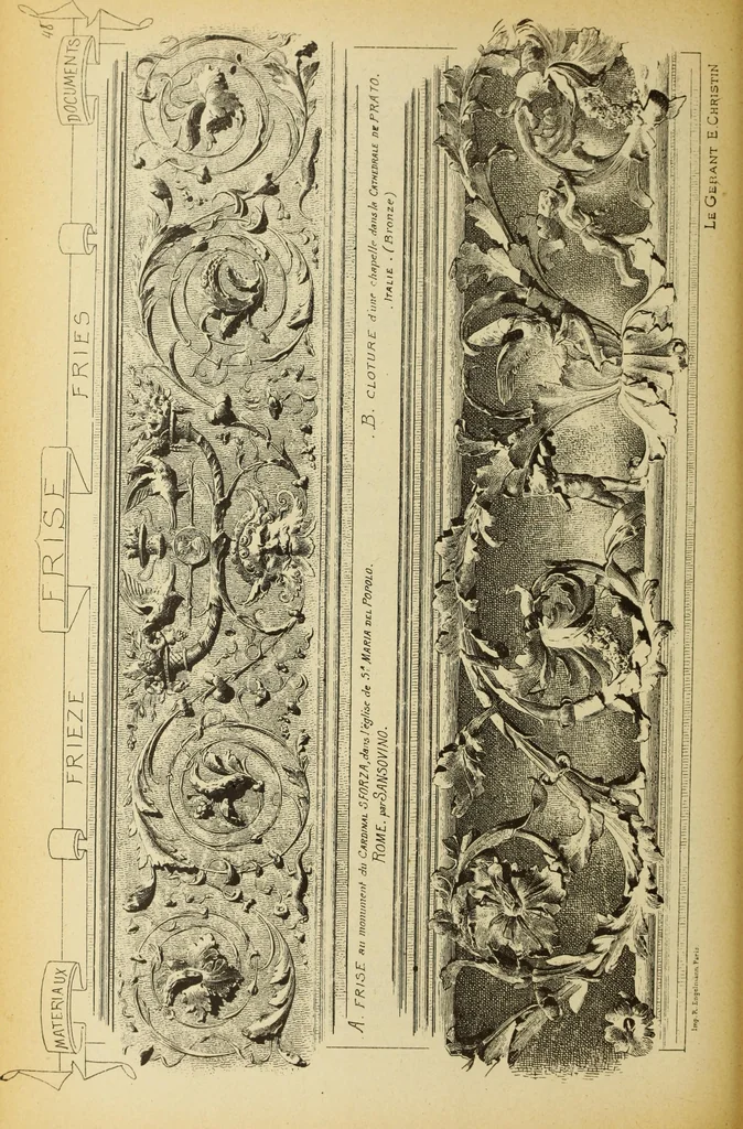 An illustration from Materials and documents of architecture and sculpture : classified alphabetically, 1915, leaf 191