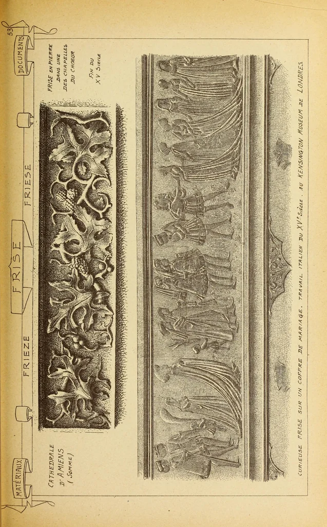 An illustration from Materials and documents of architecture and sculpture : classified alphabetically, 1915, leaf 196