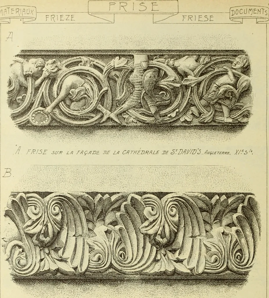 An illustration from Materials and documents of architecture and sculpture : classified alphabetically, 1915, leaf 201