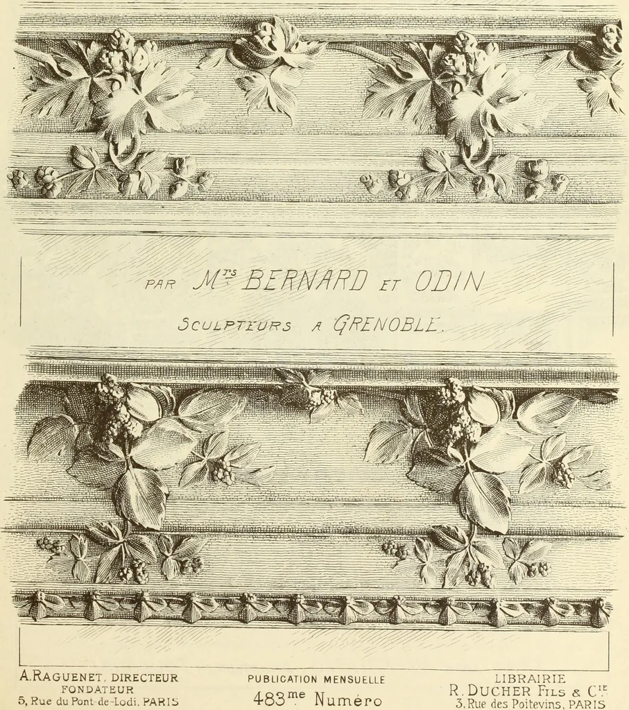 An illustration from Materials and documents of architecture and sculpture : classified alphabetically, 1915, leaf 208