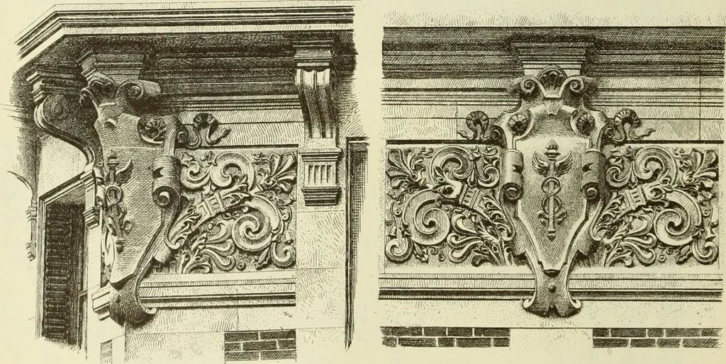 An illustration from Materials and documents of architecture and sculpture : classified alphabetically, 1915, leaf 213