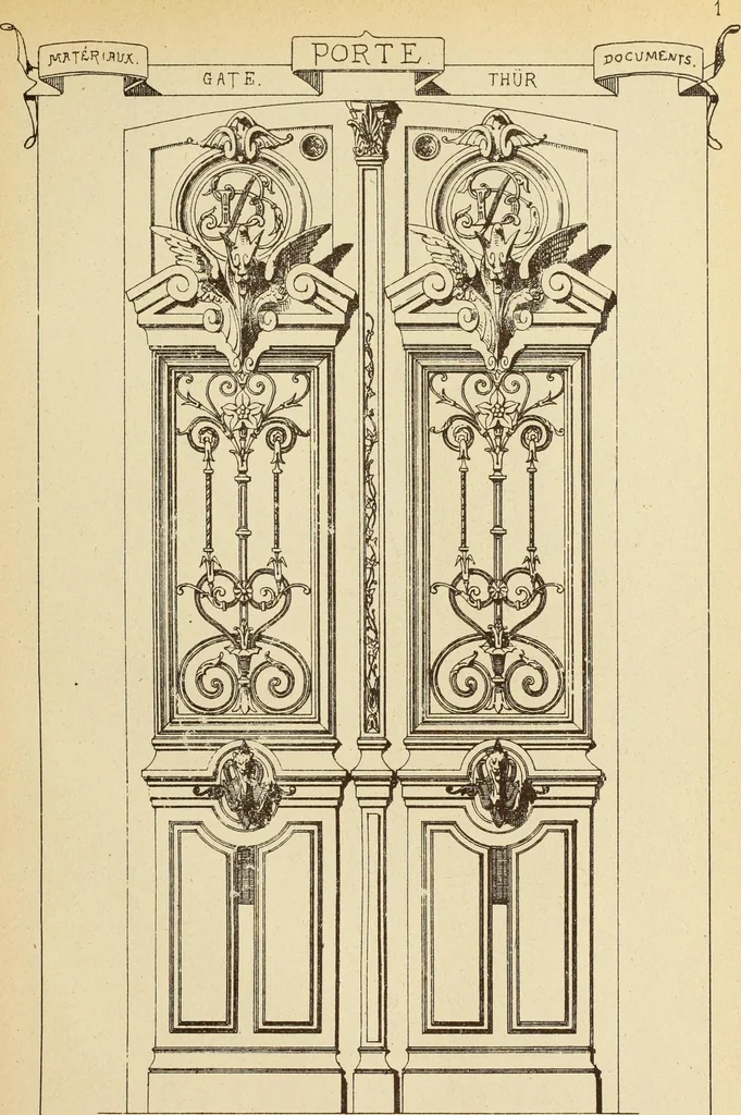 An illustration from Materials and documents of architecture and sculpture : classified alphabetically, 1915, leaf 272