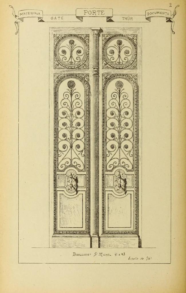 An illustration from Materials and documents of architecture and sculpture : classified alphabetically, 1915, leaf 273