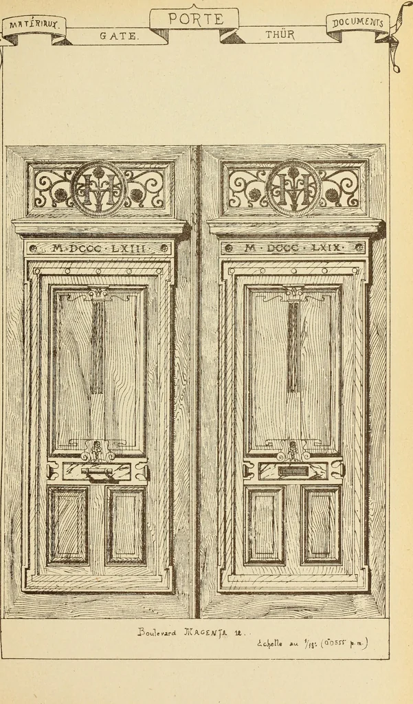 An illustration from Materials and documents of architecture and sculpture : classified alphabetically, 1915, leaf 276