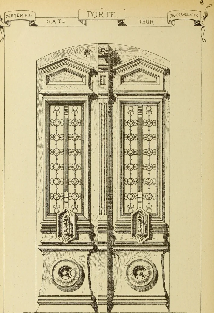 An illustration from Materials and documents of architecture and sculpture : classified alphabetically, 1915, leaf 277