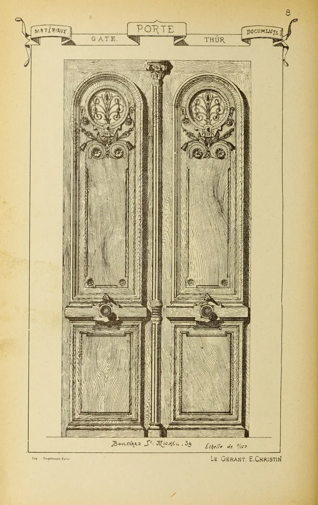 An illustration from Materials and documents of architecture and sculpture : classified alphabetically, 1915, leaf 279