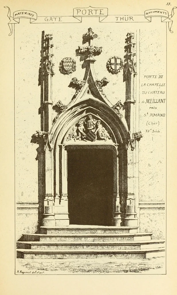 An illustration from Materials and documents of architecture and sculpture : classified alphabetically, 1915, leaf 284