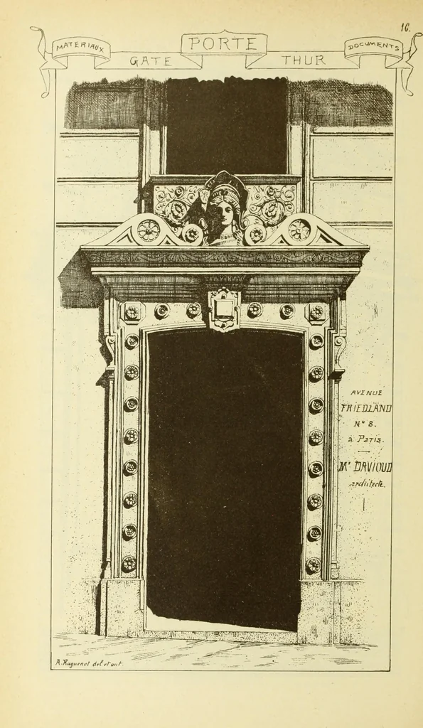 An illustration from Materials and documents of architecture and sculpture : classified alphabetically, 1915, leaf 287