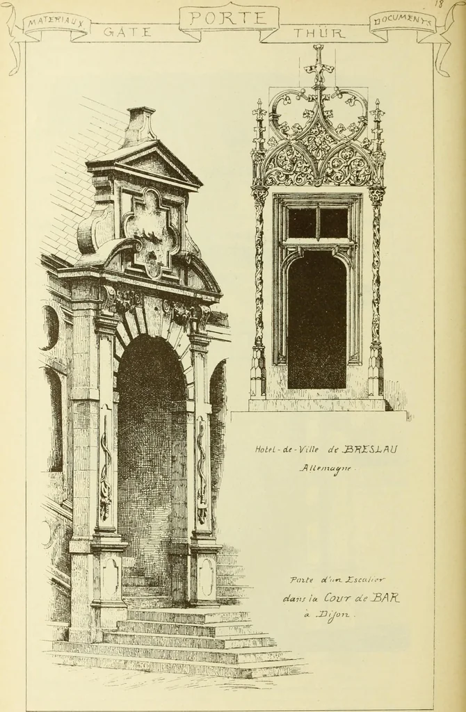 An illustration from Materials and documents of architecture and sculpture : classified alphabetically, 1915, leaf 289