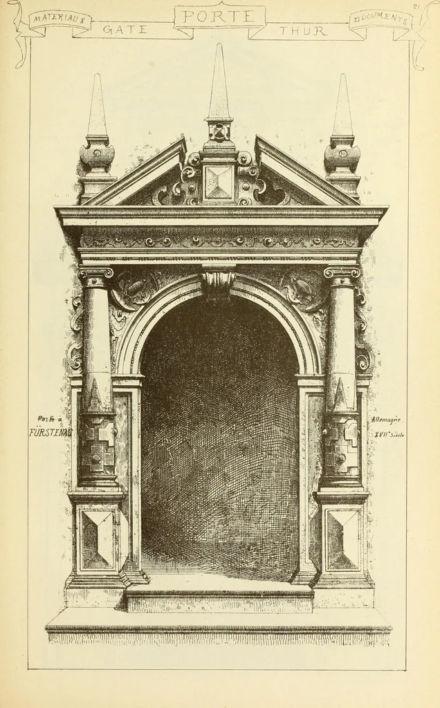 An illustration from Materials and documents of architecture and sculpture : classified alphabetically, 1915, leaf 292