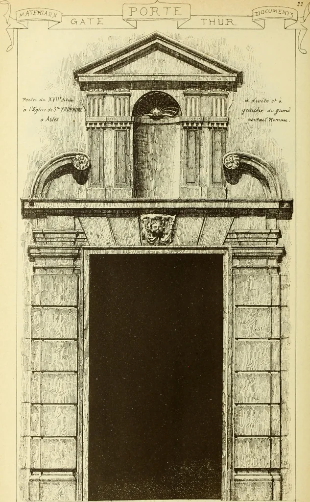 An illustration from Materials and documents of architecture and sculpture : classified alphabetically, 1915, leaf 293