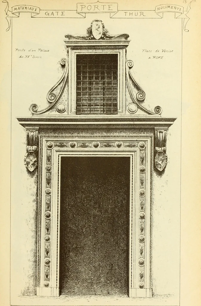 An illustration from Materials and documents of architecture and sculpture : classified alphabetically, 1915, leaf 294