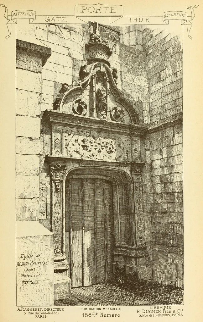 An illustration from Materials and documents of architecture and sculpture : classified alphabetically, 1915, leaf 296