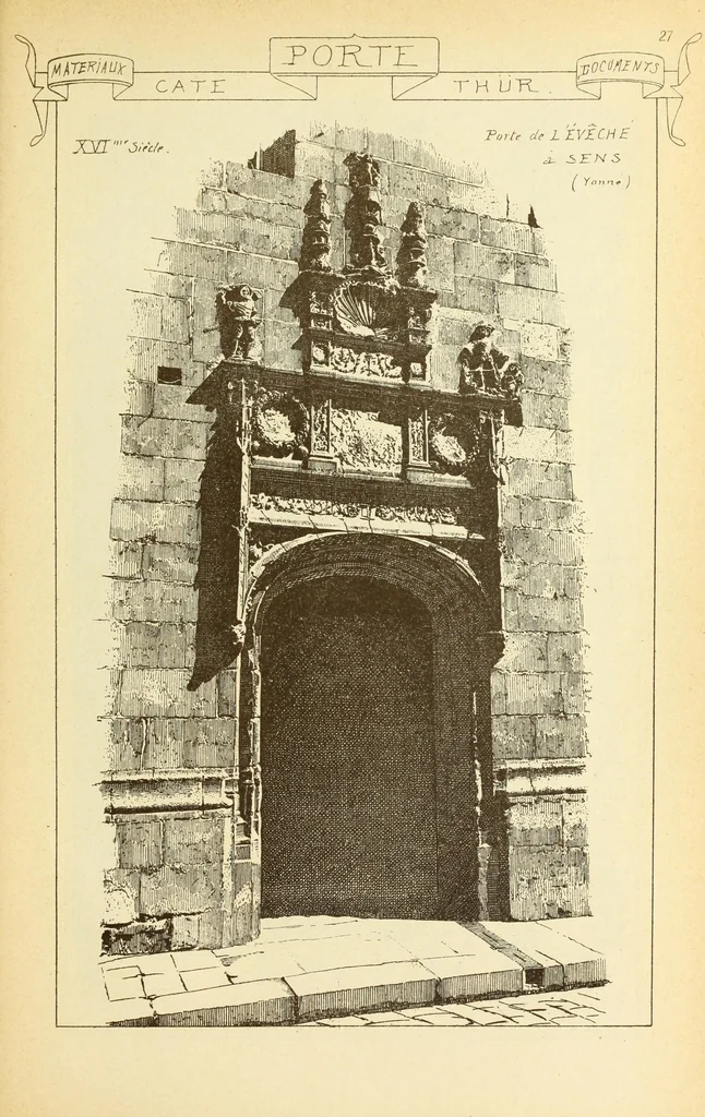 An illustration from Materials and documents of architecture and sculpture : classified alphabetically, 1915, leaf 298
