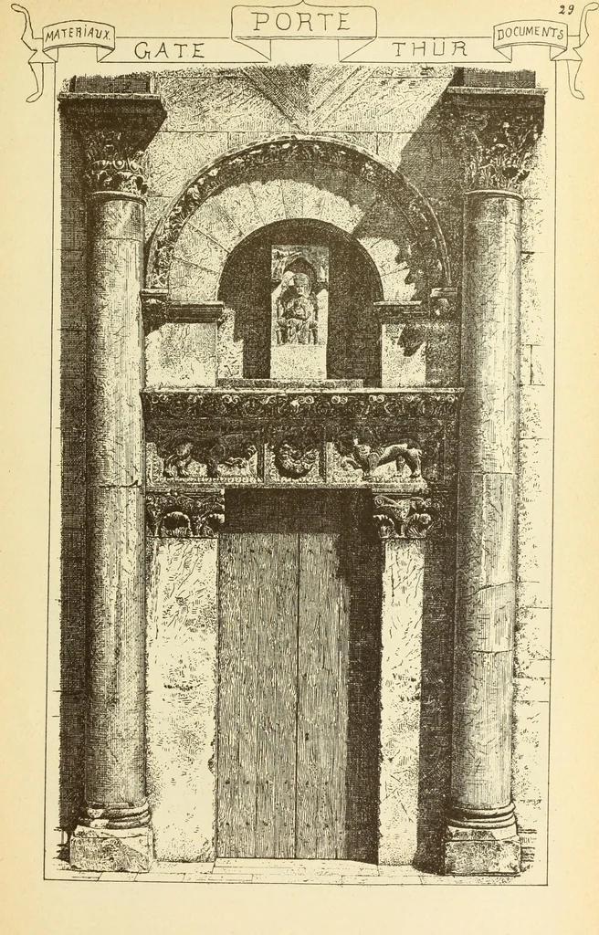 An illustration from Materials and documents of architecture and sculpture : classified alphabetically, 1915, leaf 300